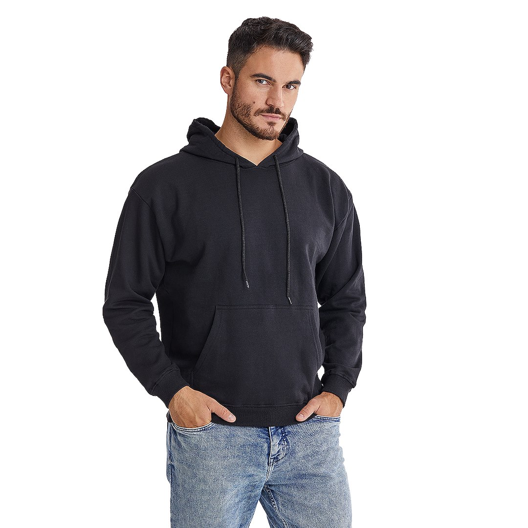 Bluza z kapturem czarna S-3XL