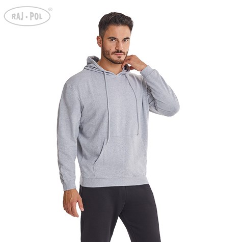 Bluza z kapturem jasny szary S-3XL