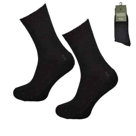 Skarpety męskie wełniane czarne