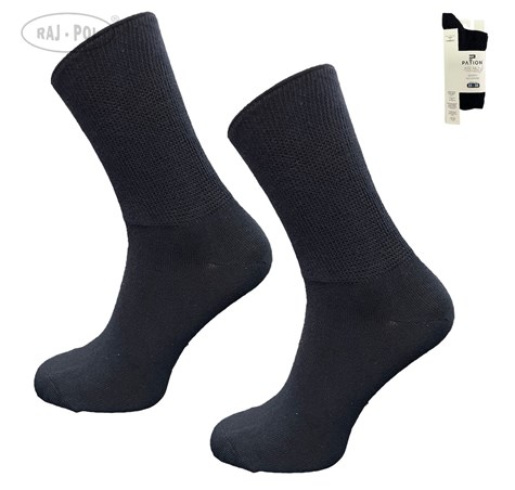 Skarpety bezuciskowe bawełniane czarne