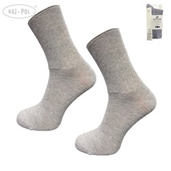 Skarpety bezuciskowe bawełniane szare unisex