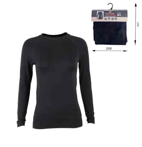Bielizna thermo bluzka damska  czarna