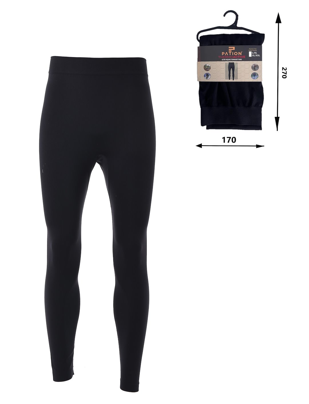 Bielizna thermo Getry męskie czarne