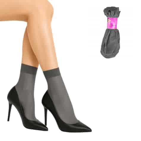 Skarpety rajstopowe  kolor szary