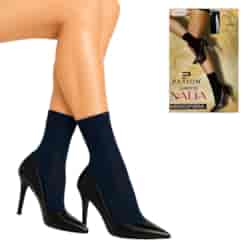 Skarpetki PATION mikrofibra 40 den granat