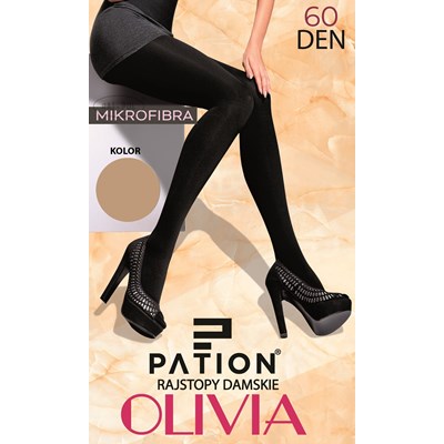 Rajstopy mikrofibra PATION 60 den beige rozm.3