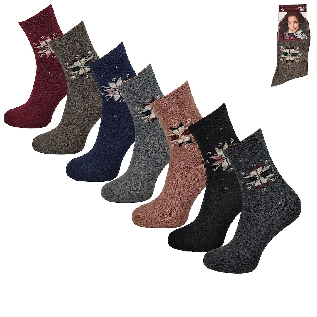 Skarpety damskie angora 3305