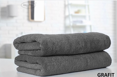 Ręcznik ciemny szary 90x50