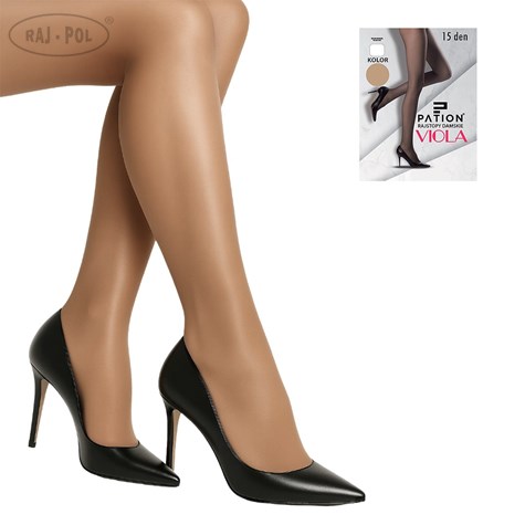 Rajstopy damskie 15den PATION Viola beż rozm.3 IM
