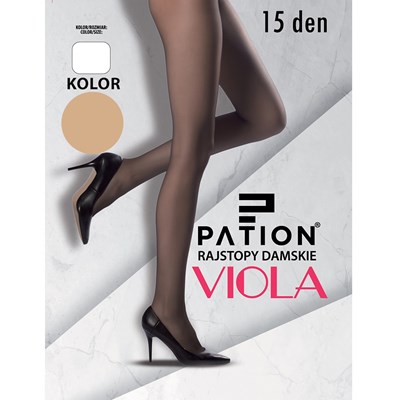 Rajstopy damskie 15den PATION golden rozm.3