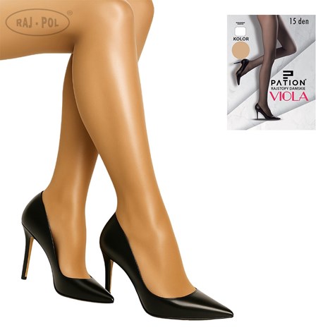 Rajstopy damskie 15den PATION golden rozm.4 IM
