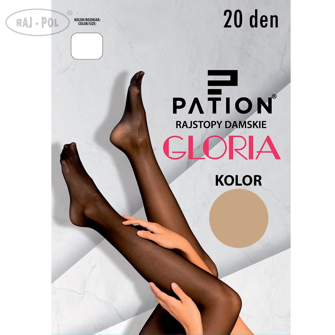 Rajstopy damskie PATION GLORIA 20den daino rozm.3