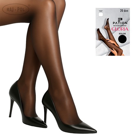 Rajstopy damskie 20den PATION GLORIA czarne 5 IM