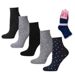 Skarpety damskie bezucisk PATION kropki 35-38