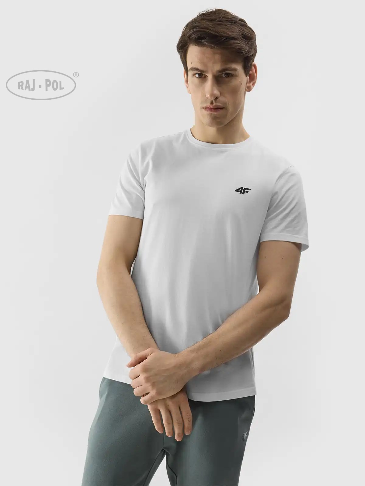 4F T-SHIRT MĘSKI M1154 BIAŁY ROZM.XXL