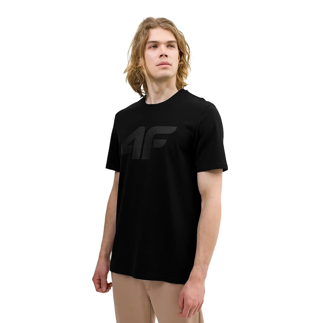 4F T-SHIRT MĘSKI M1155 CZARNY ROZM.XL