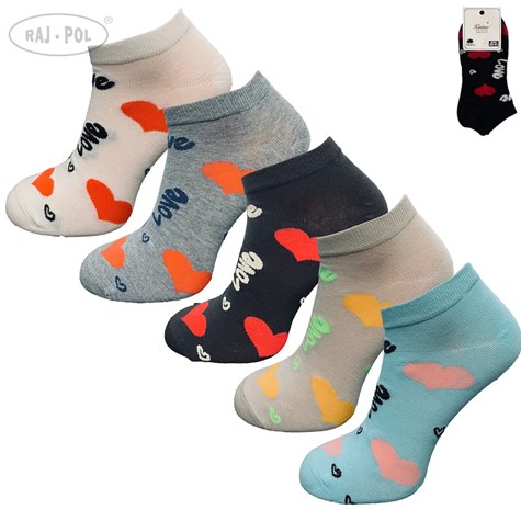 Stopki damskie serca