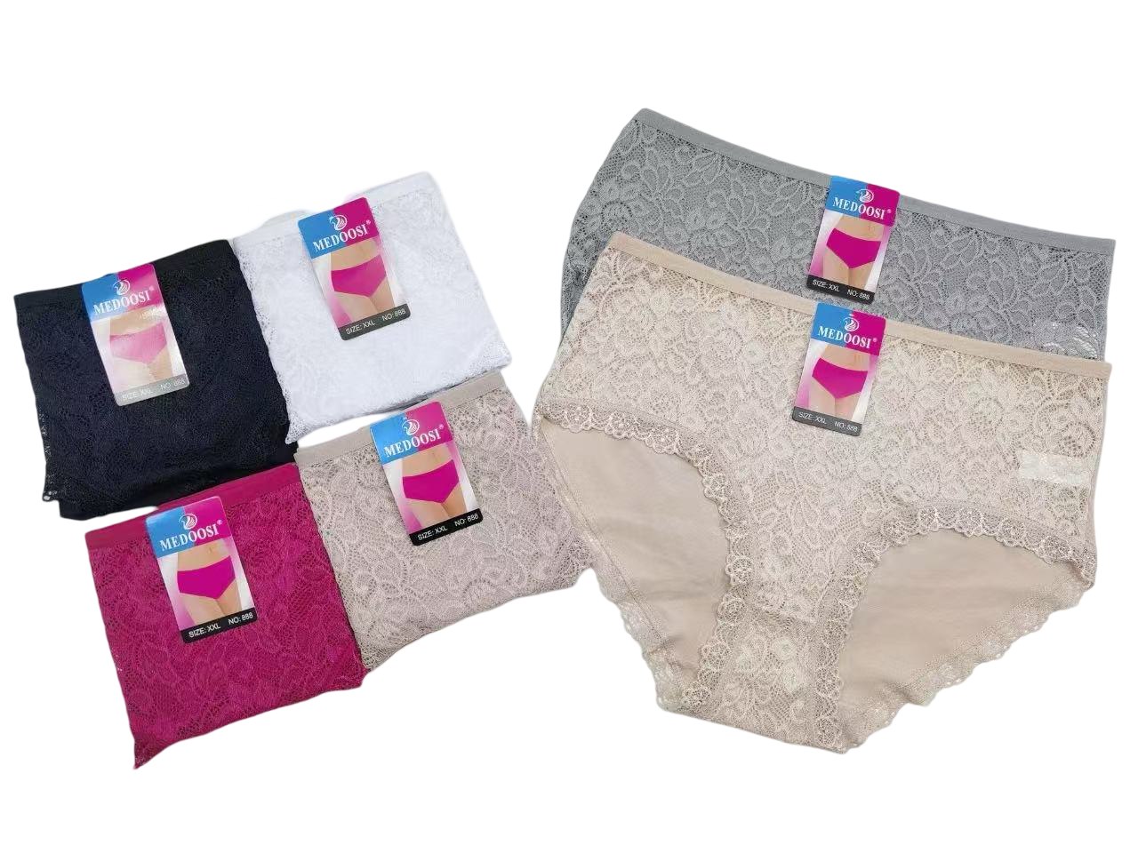 Figi damskie bawełniane Medoosi