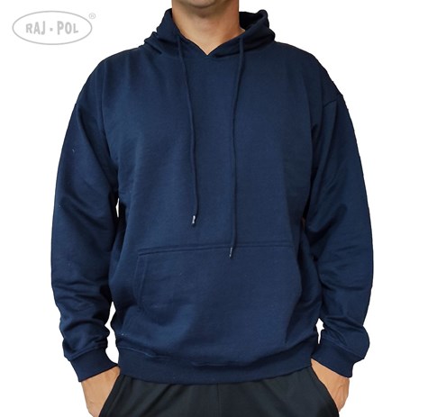 Bluza bawełniana z kapturem  GRANAT S - 3XL