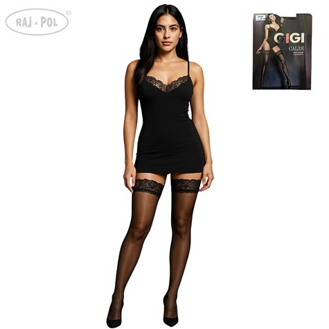 Pończochy samonośne Nero 3-4