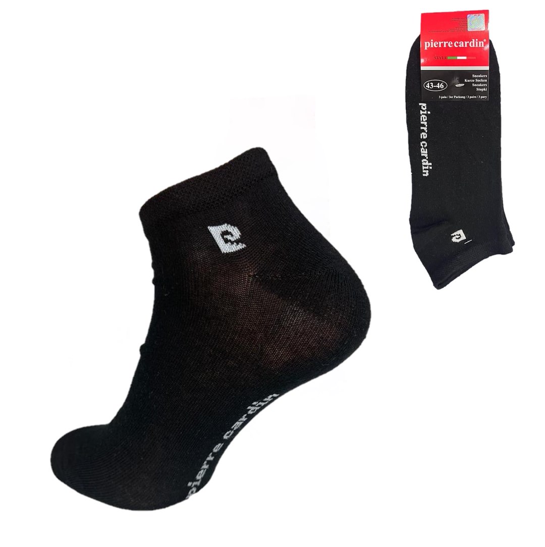 STOPKA CZARNA PIERRE CARDIN 3-PAK