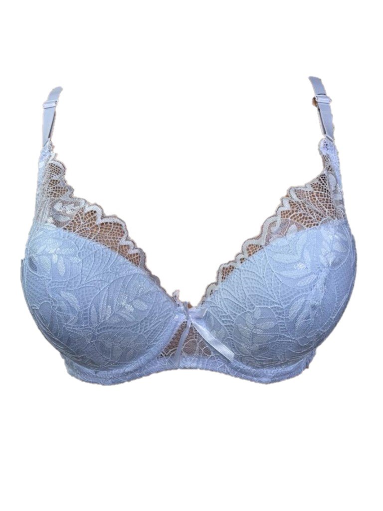 Biustonosz damski koronkowy biały 1411B