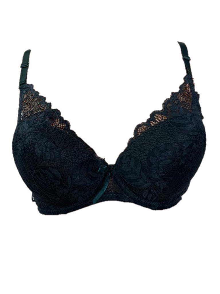 Biustonosz Damski koronkowy Zielony 1411B