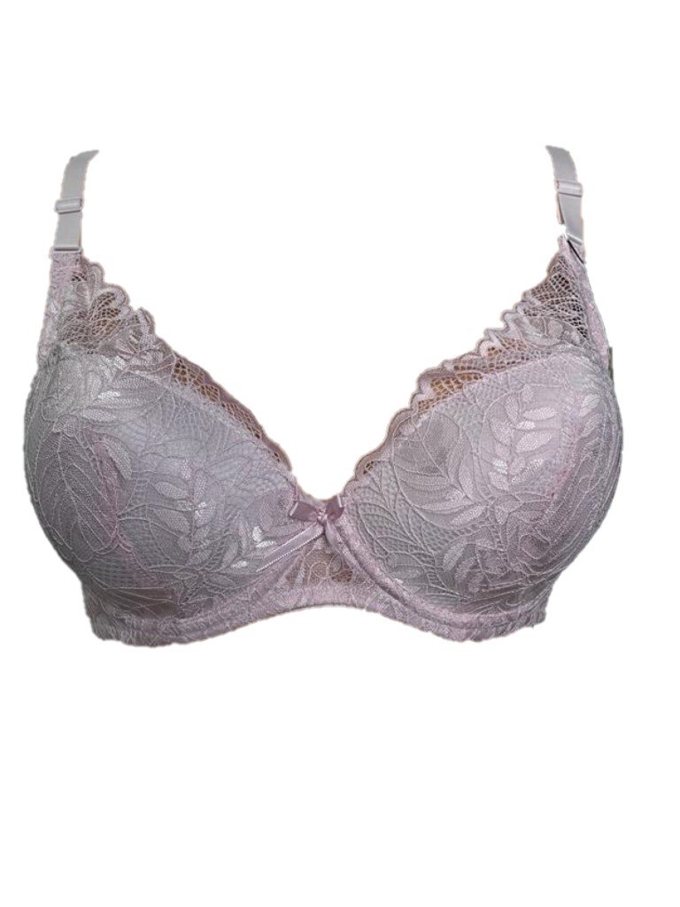 Biustonosz Damski Koronkowy Pudrowy Róż 1411B