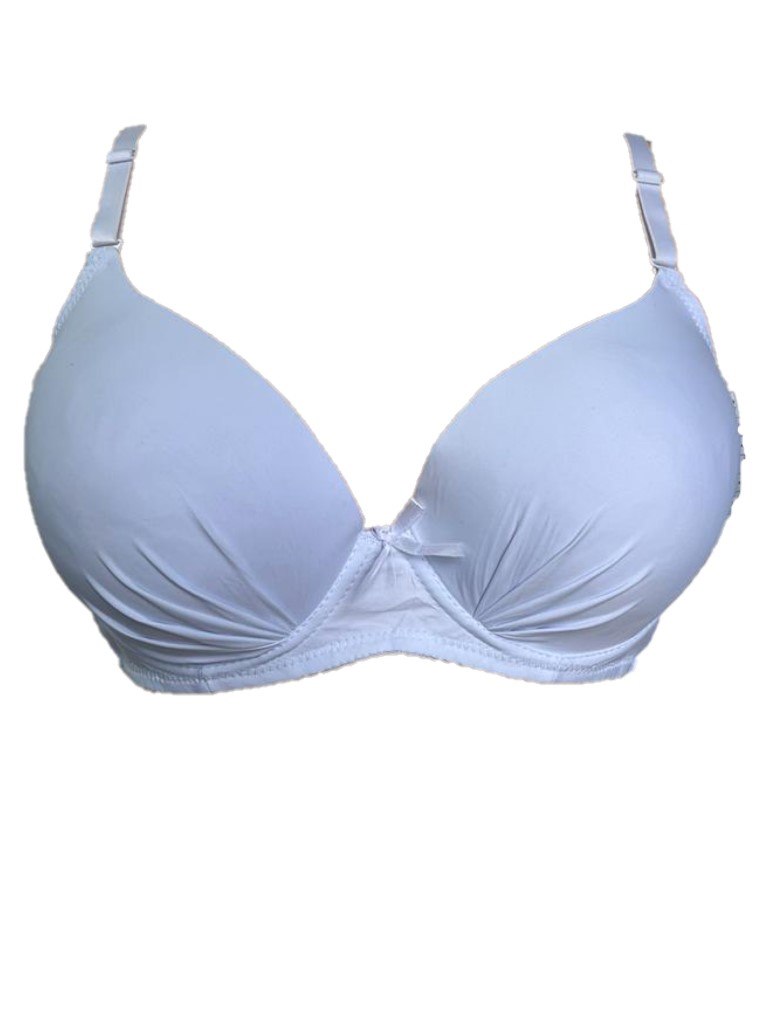 Biustonosz Damski Gładki Biały 8906C