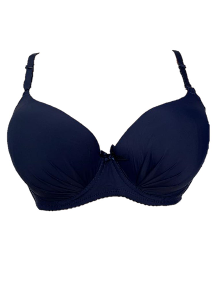 Biustonosz Damski Granatowy Gładki 8906C