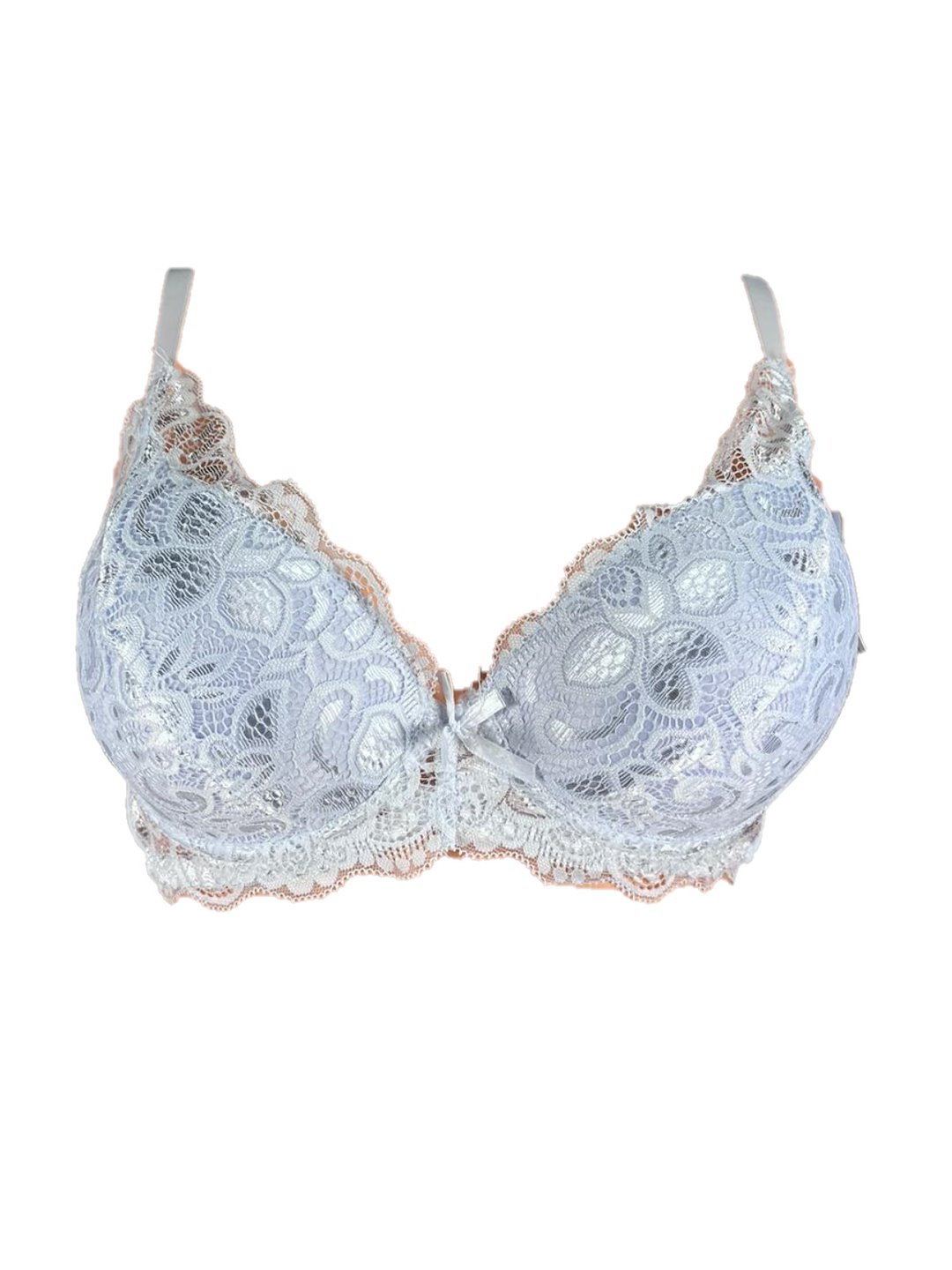 Biustonosz Damski Biały koronkowy 8896c