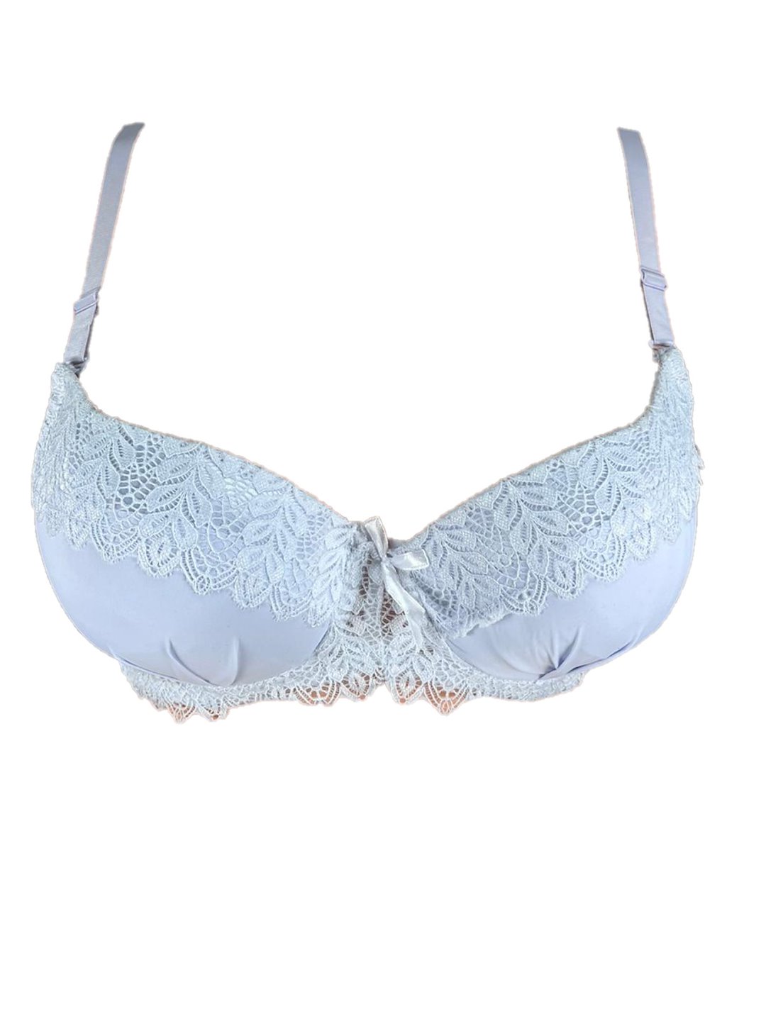 Biustonosz Damski Biały Półkoronka 6244B