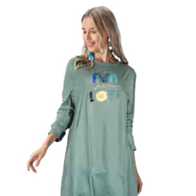 Koszula nocna z długim rękawem 30198/1  roz. L