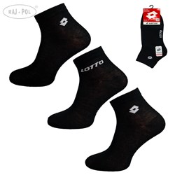 Skarpety męskie Lotto czarne 39-42