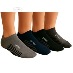 Skarpety Męskie fitness 3/4 ciemne