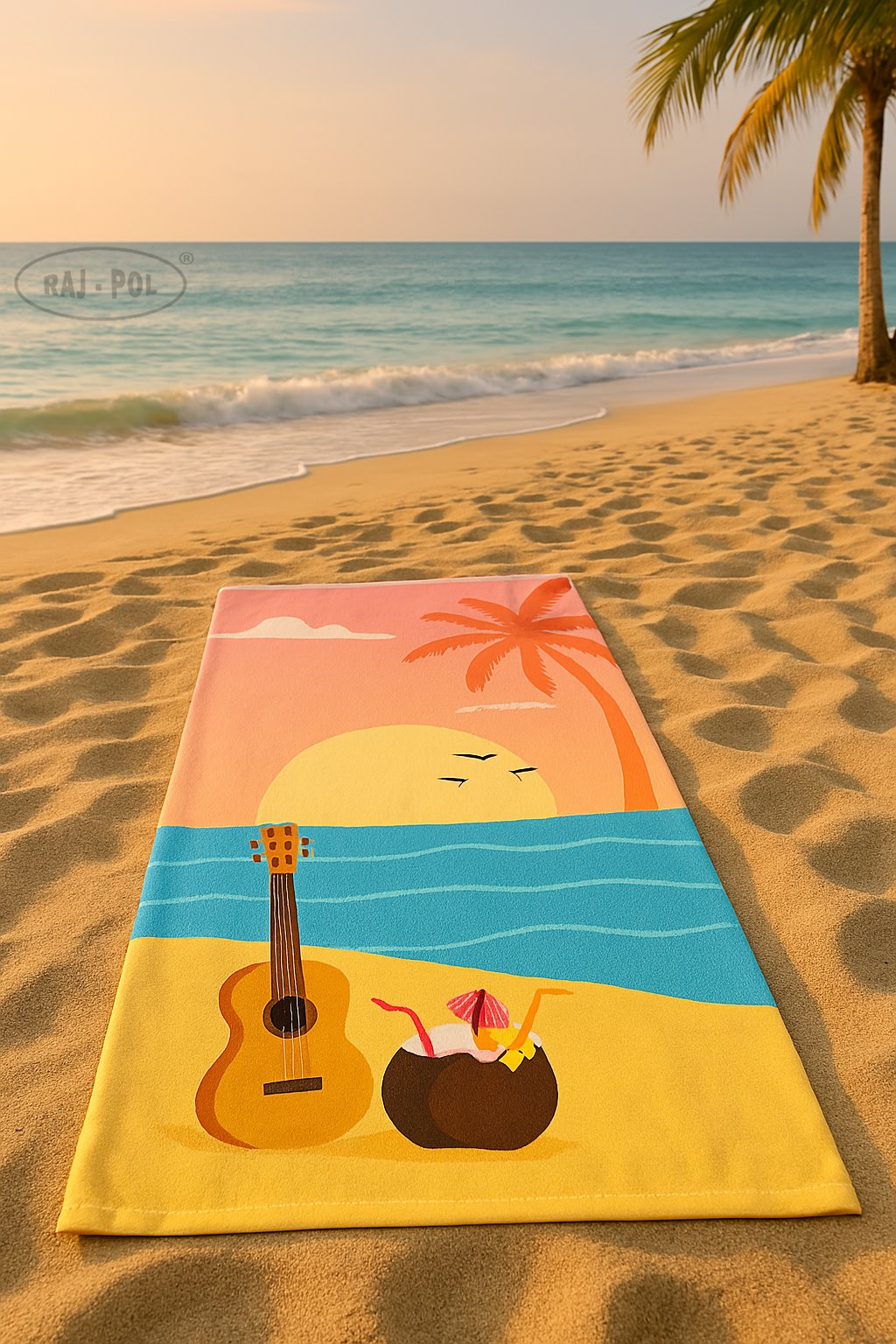 Ręcznik plażowy Gitara
