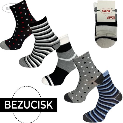 Skarpetka damska bezuciskowa