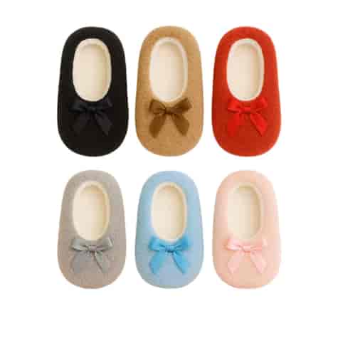 KAPCIE BAMBOSZE DAMSKIE NISKIE