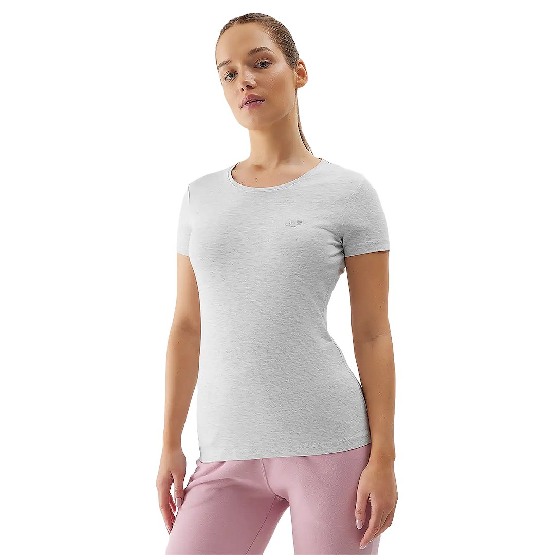 T-SHIRT DAMSKI F1161 J.SZARY ROZM. L