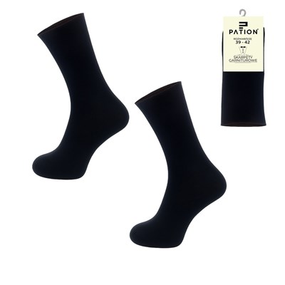 SKARPATY MĘSKIE GARNITUROWE CZARNE PATION M-2501 3