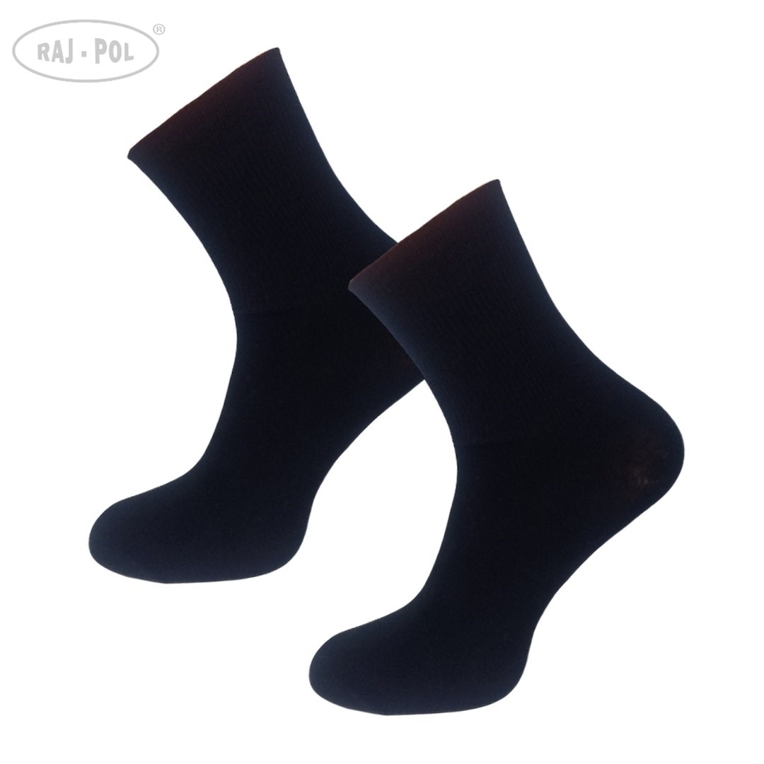 SKARPATY MĘSKIE GARNITUROWE CZARNE PATION M-2501Q