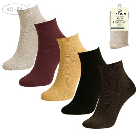 SKARPETY DAMSKIE BEZUCISKOWE PATION D-2515B  35-38