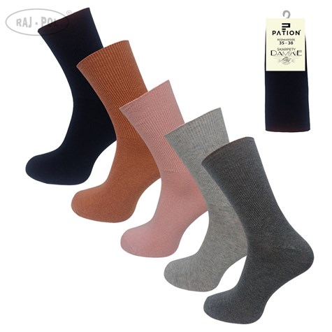 SKARPETY DAMSKIE BEZUCISKOWE PATION D-2516B  35-38