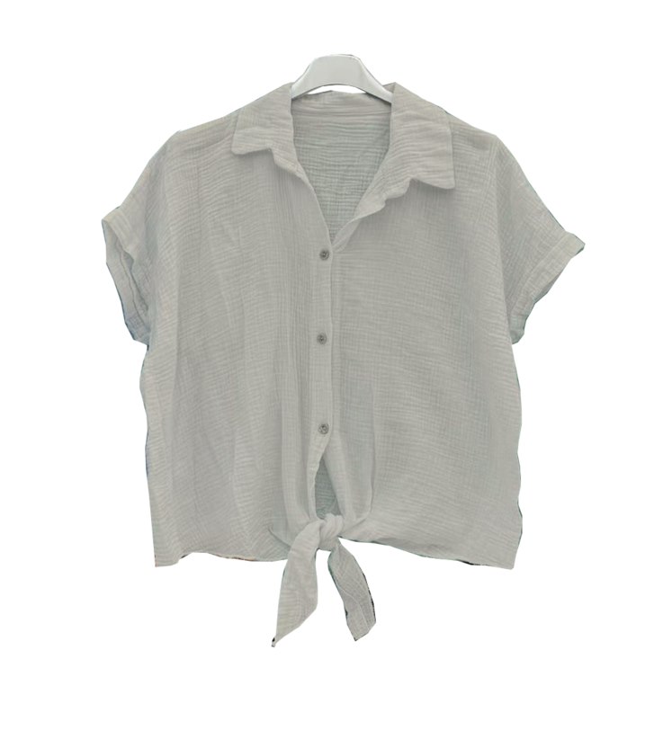 BLUZKA MUŚLIN ELISABET BEŻ