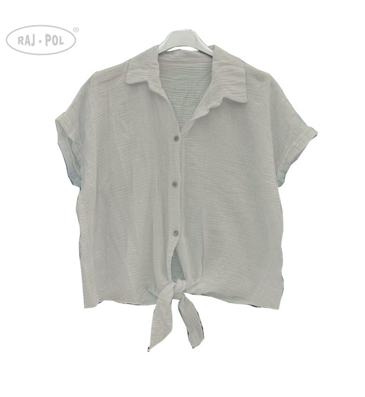 BLUZKA MUŚLIN ELISABET BEŻ