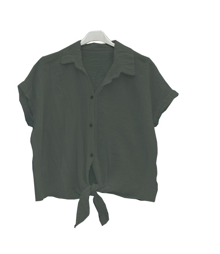 BLUZKA MUŚLIN ELISABET OLIWKOWA