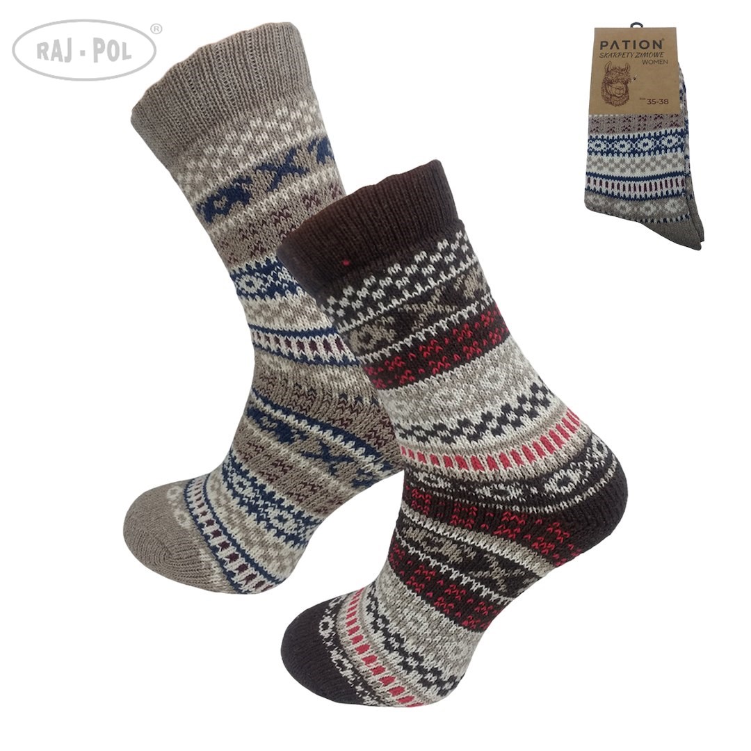 Skarpeta damska zimowa Alpaca rozmiar 35-38