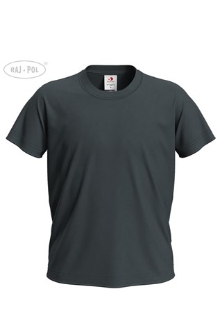 T-SHIRT DZIECIĘCY CIEMNO SZARY MIX ROZMIARÓW