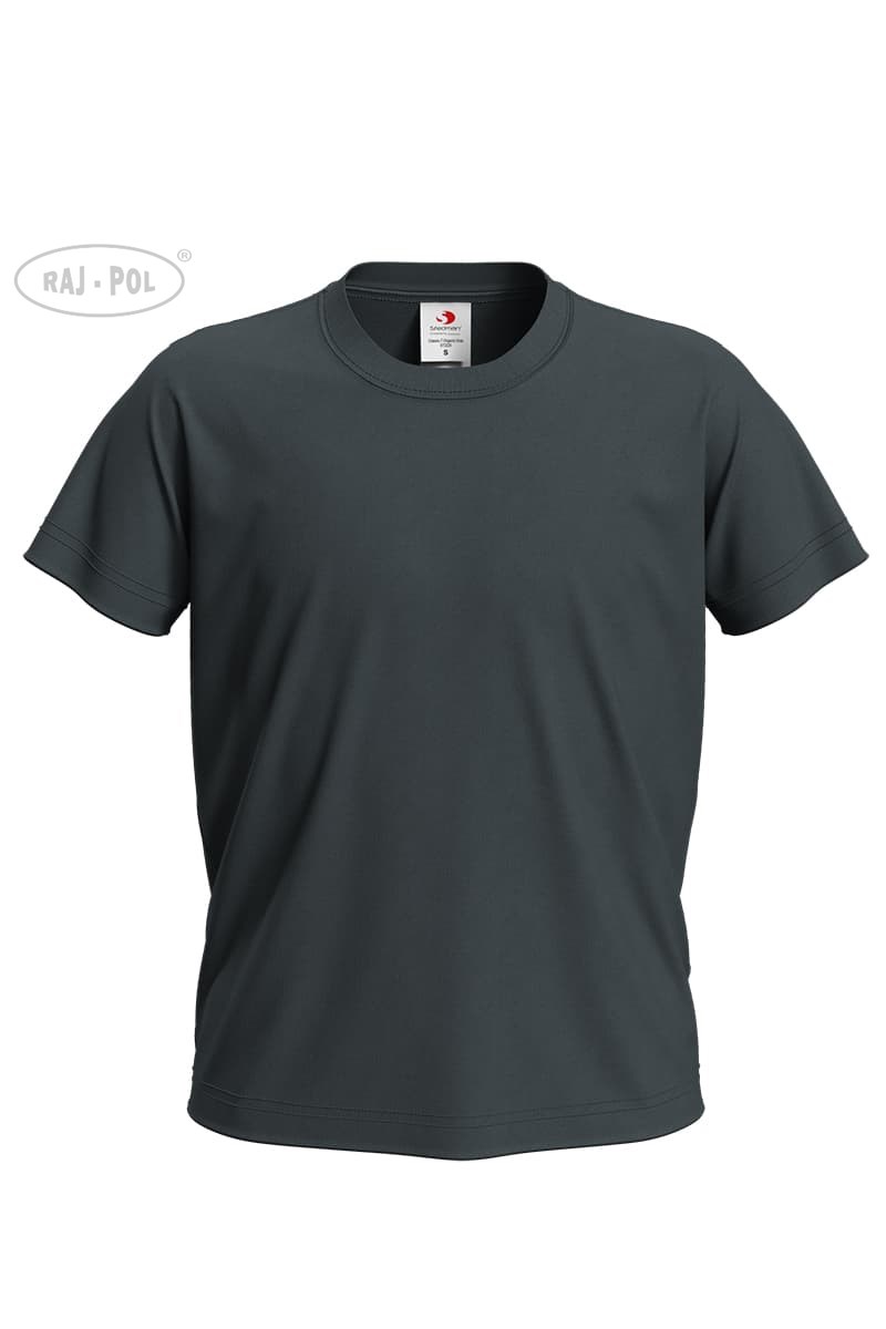 T-SHIRT DZIECIĘCY CIEMNO SZARY MIX ROZMIARÓW