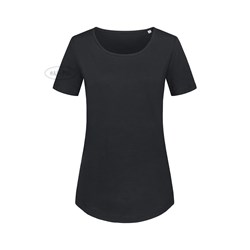 T-SHIRT DAMSKI  KRÓTKI RĘKAW CZARNY